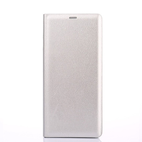 Чехол-книжка на Samsung Galaxy Note 8 Litchi Texture со слотом для кредитных карт перламутровый белый