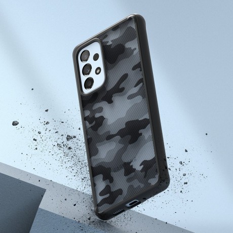 Оригинальный чехол Ringke Fusion X Design durable на Samsung Galaxy A73 - black