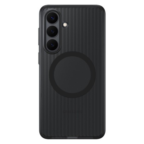 Оригинальный чехол Samsung Rugged Magnet совместимый с MagSafe на Samsung Galaxy S26 Plus — чёрный