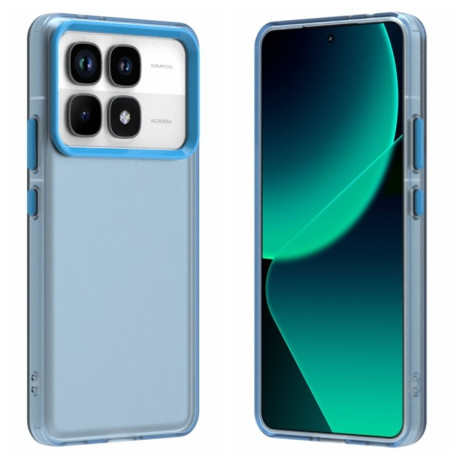 Противоударный чехол Candy Series для Xiaomi 14T - синий
