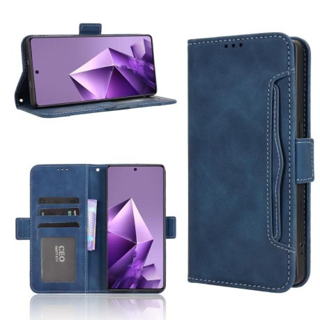 Чохол-книжка Skin Feel Calf на Infinix Note 50 Pro+ - синій