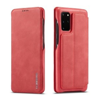 Чехол книжка LC.IMEEKE Hon Ancient Series на Samsung Galaxy S20 Plus - красный