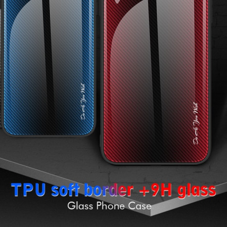 Скляний чохол Gradient Color на OnePlus 10 Pro - синій