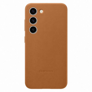 Оригинальный чехол Samsung Leather Cover для Samsung Galaxy S23 -  brown (EF-VS911LAEGWW)