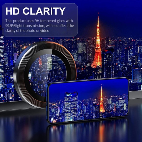 Защитное стекло на камеру ENKAY Aluminium для Samsung Galaxy Flip 5 - золотое
