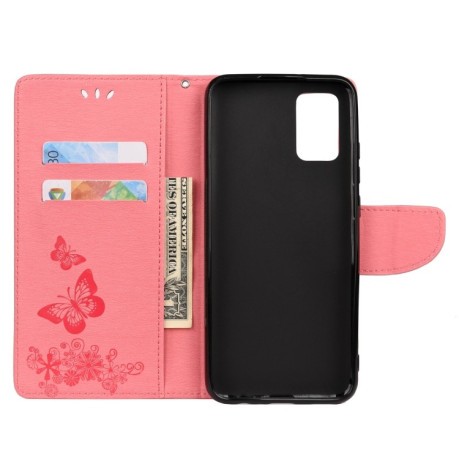 Чохол-книжка Floral Butterfly для Xiaomi Redmi Note 11 Pro 5G (China)/11 Pro+ - рожевий