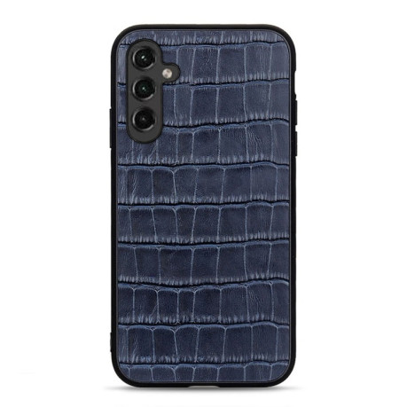 Противоударный чехол Crocodile Texture для Samsung Galaxy A14 5G - синий