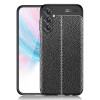 Протиударний чохол Litchi Texture для Samsung Galaxy M14 5G - чорний