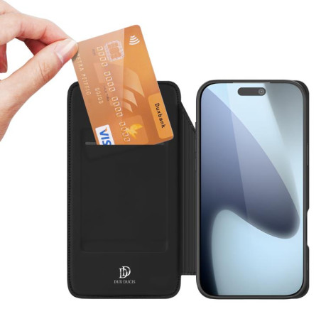 Чехол-книжка DUX DUCIS Skin Pro Series на iPhone 17 Pro - черный