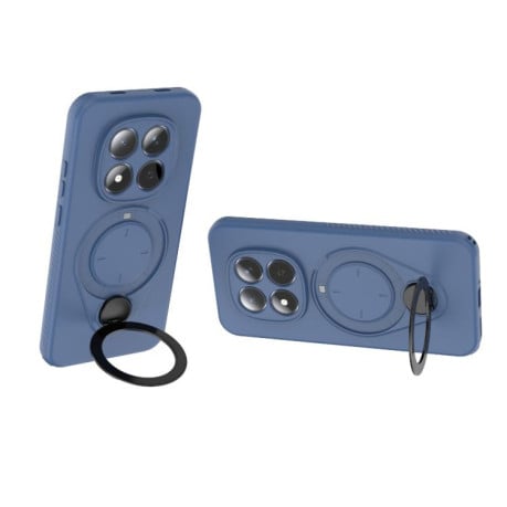 Чохол Ring Shield MagSafe з кільцем-тримачем 360° для Redmi Note 15 Pro 5G Global 163.6mm — синій