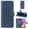 Чехол-книжка Retro Calf Pattern Buckle для Samsung Galaxy A32 4G - синий