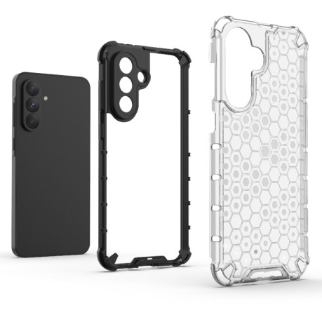 Противоударный чехол Honeycomb на Samsung Galaxy A56 5G - синий