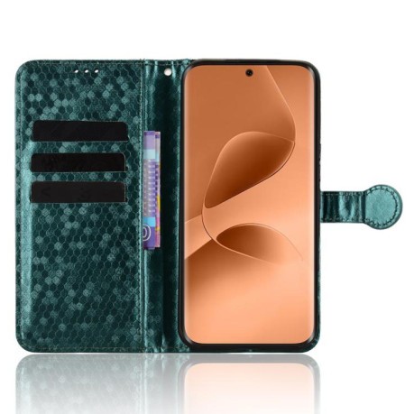 Чехол-книжка Honeycomb Dot для Infinix Note Edge 5G — зелёный