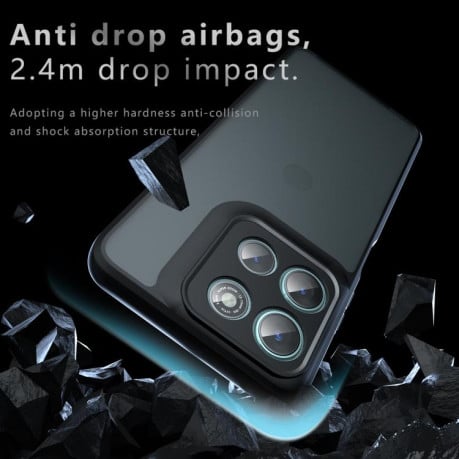Чохол Armor Precise Hole гібрид на Motorola Moto G56 - чорний