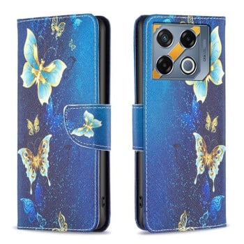 Чехол-книжка Colored Drawing Pattern для Infinix GT 20 Pro 5G - Butterfly