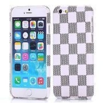Пластиковый Чехол Grid Grain White для iPhone 6, 6S