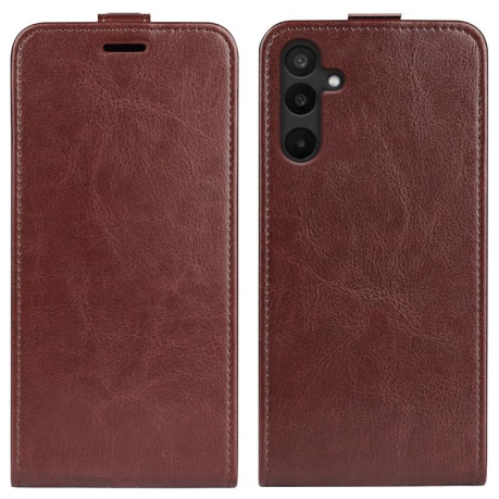 Флип-чехол R64 Texture Single на Samsung Galaxy M16 / F16 - коричневый