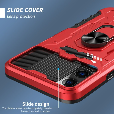 Протиударний двосторонній чохол All-inclusive для iPhone 13 Pro - червоний