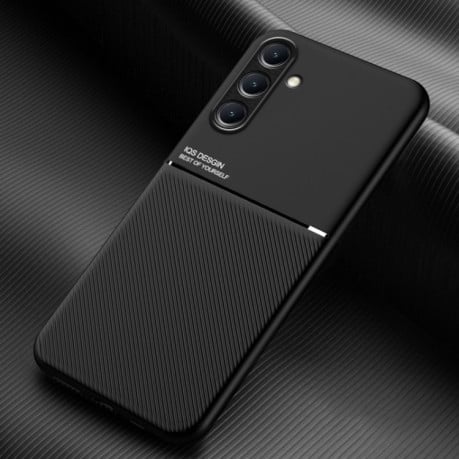 Протиударний чохол Tilt Strip Grain на Samsung Galaxy S24 FE Classic - чорний