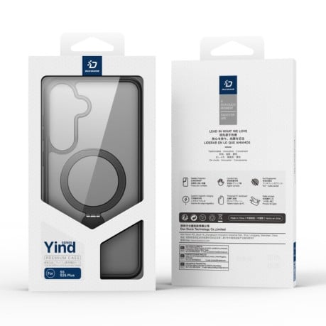 Чохол DUX DUCIS Yind Series MagSafe TPU Hybrid PC  для Samsung Galaxy S25+ 5G - чорний