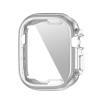 Противоударная накладка со стеклом PET для Apple Watch Ultra - серебристая