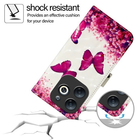 Чехол-книжка 3D Painting для Infinix Smart 8 - Butterfly