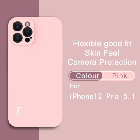 Ударозащитный чехол IMAK UC-1 Series на iPhone 12 Pro - розовый
