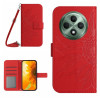 Чехол-книжка Skin Feel Sun Flower для OPPO Reno12 F/12 FS 5G Global - красный