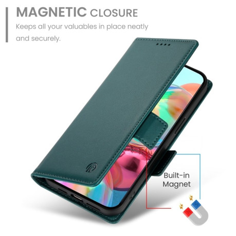 Чохол-книжка Side Buckle Magnetic Frosted Leather для Google Pixel 9a - зелений