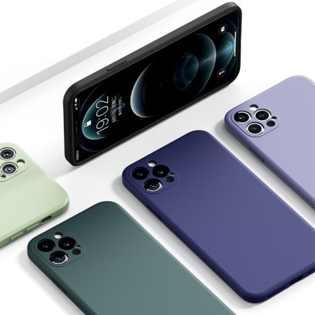 Силиконовый чехол Benks Silicone Case для iPhone 12 Pro Max - фиолетовый