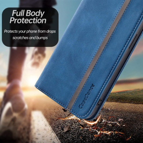 Чехол-книжка Skin Feel Splicing для Samsung Galaxy S22 Ultra 5G - синий
