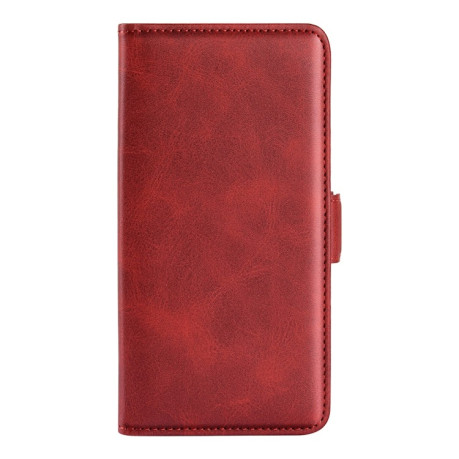 Чехол-книжка Dual-side Magnetic Buckle для Xiaomi Redmi Note 13 5G - красный