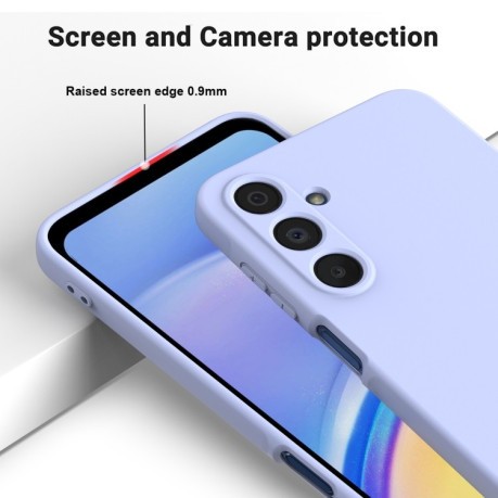 Силіконовий чохол Solid Color Liquid Silicone для Samsung Galaxy A16 5G - фіолетовий