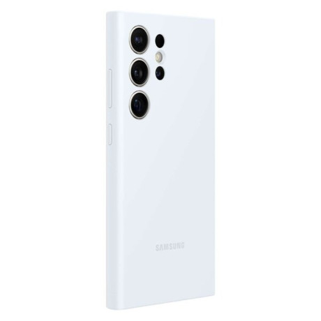 Оригинальный чехол Samsung Silicone Case для Samsung Galaxy S24 Ultra - white(EF-PS928TWEGWW)