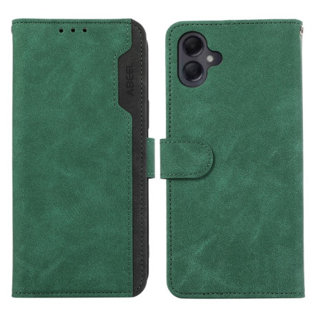 Чохол-книжка ABEEL Color Block Magnetic RFID Leather для Samsung Galaxy A06 4G - Green-Black