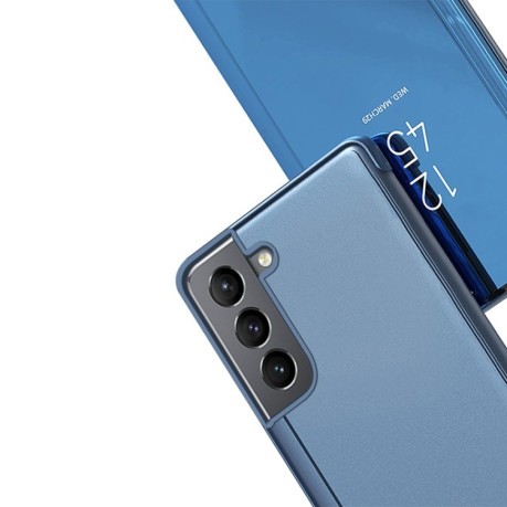 Чехол книжка Clear View для Samsung Galaxy S22 5G - фиолетово-синий