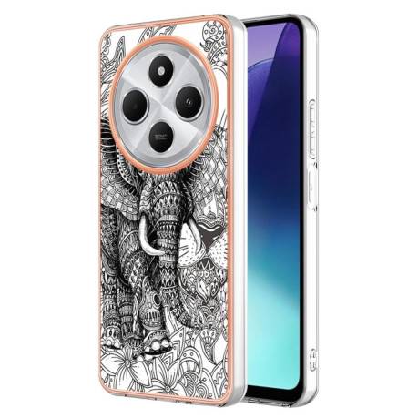 Протиударний чохол Electroplating IMD для Xiaomi Redmi 14C 4G/Poco C75/Redmi A4 5G - слон