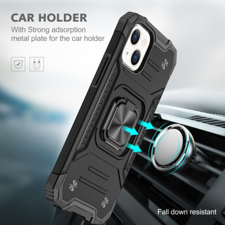 Противоударный чехол Magnetic Armor для iPhone 13 Pro Max - черный