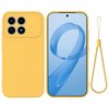 Силіконовий чохол Solid Color Liquid Silicone на Xiaomi Redmi K90 / Poco F8 Pro — жовтий