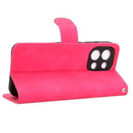 Чехол-книжка Retro Skin Feel Business Magnetic на OnePlus 13T - пурпурно-красный