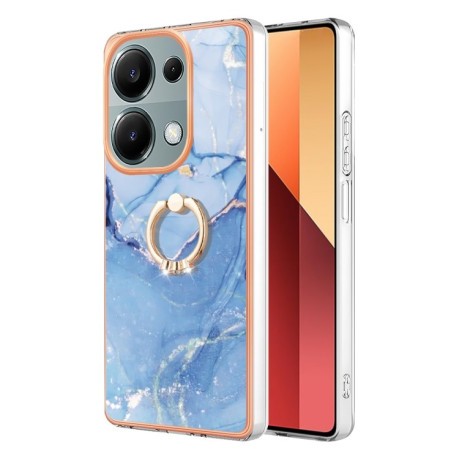 Протиударний чохол Electroplating IMD для Xiaomi Redmi Note 13 Pro 4G/Redmi Note Redmi Note 14S/ 13 Pro 4G / POCO M6 Pro 4G - Blue