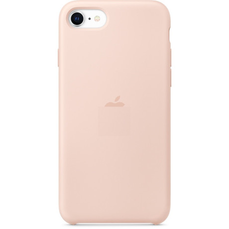 Силиконовый чехол Silicone Case Pink Sand для iPhone SE 3/2 2022/2020/8/7