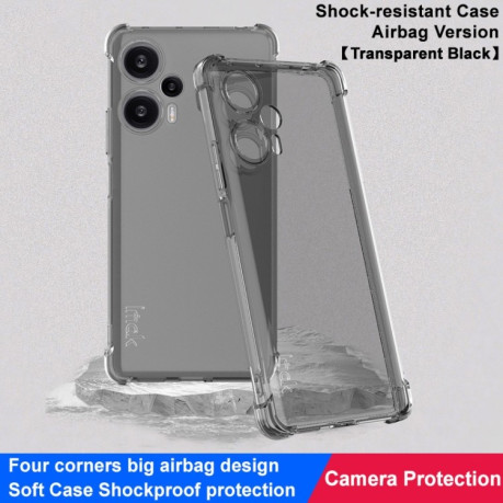 Протиударний чохол IMAK All-inclusive Airbag на Xiaomi Redmi Note 12 Turbo 5G/Poco F5 5G - чорний