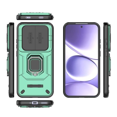 Противоударный чехол Sliding Camshield для Redmi Note 15 Pro 5G Global 163.6mm — зелёный