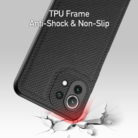 Противоударный чехол DUX DUCIS Fino Series для Xiaomi Mi 11 Lite/Mi 11 Lite NE - черный