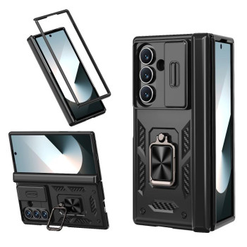 Чехол Sliding Window Hinge на Samsung Galaxy Fold 7 5G - черный