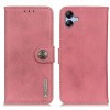 Чехол-книжка KHAZNEH Cowhide Texture для Samsung Galaxy A05 4G - розовый