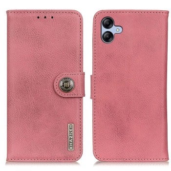 Чохол-книжка KHAZNEH Cowhide Texture для Samsung Galaxy A05 4G - рожевий