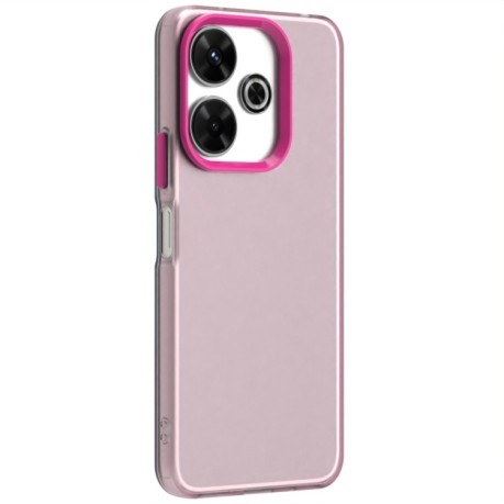 Противоударный чехол Candy Series для Xiaomi Poco M6 4G - красный