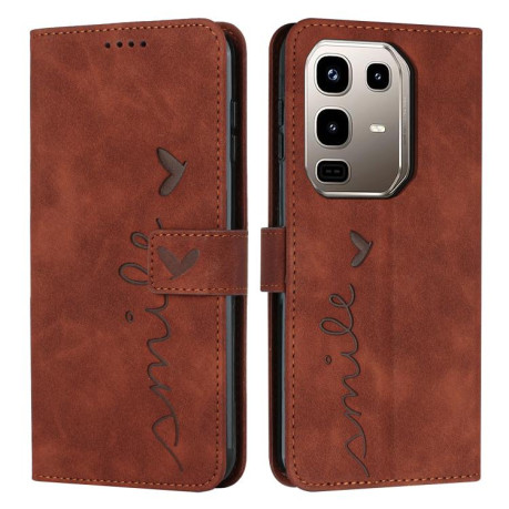 Чохол-книжка Retro Skin Feel Amile для Infinix Note 50 4G / 50 Pro 4G - коричневий